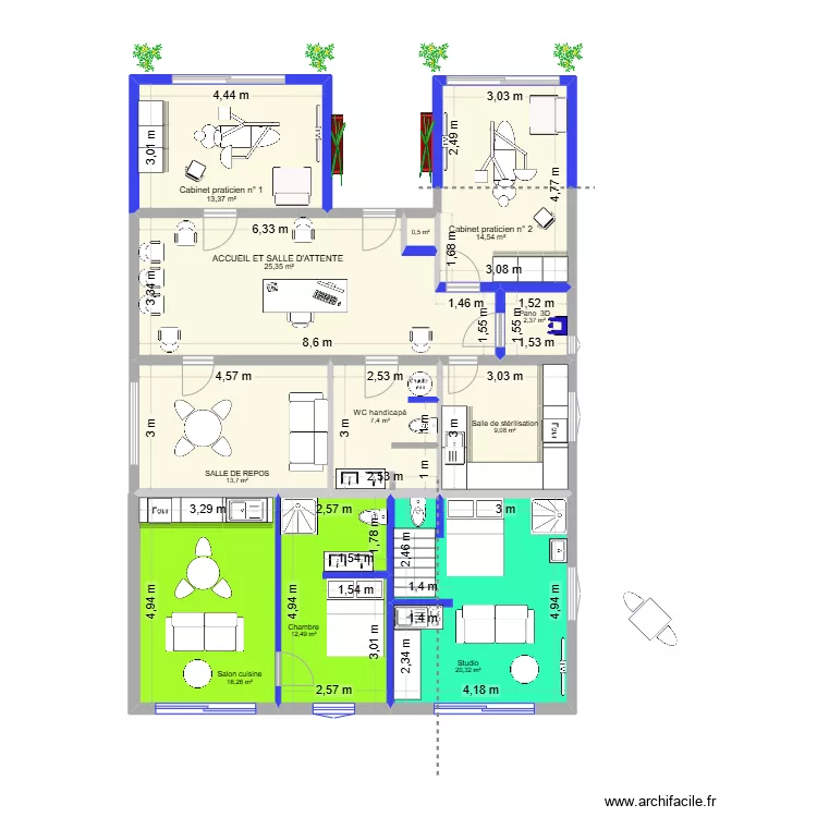 9 stade villa aiguillon avec 2 avancements diff&eacute;renci&eacute;s. Plan de 0 pièce et 0 m2