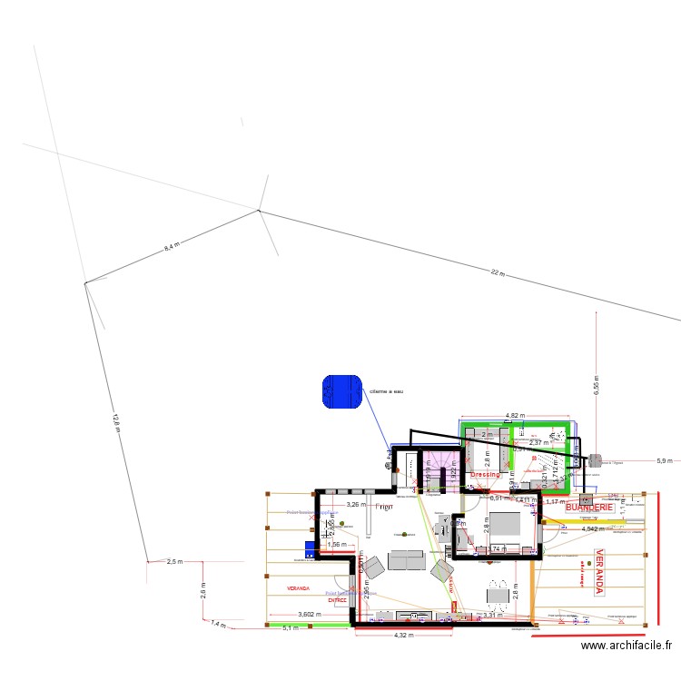 PLAN BRIGITTE/ELEMENTS + FILTRES + PLAN DE MASSE. Plan de 0 pièce et 0 m2