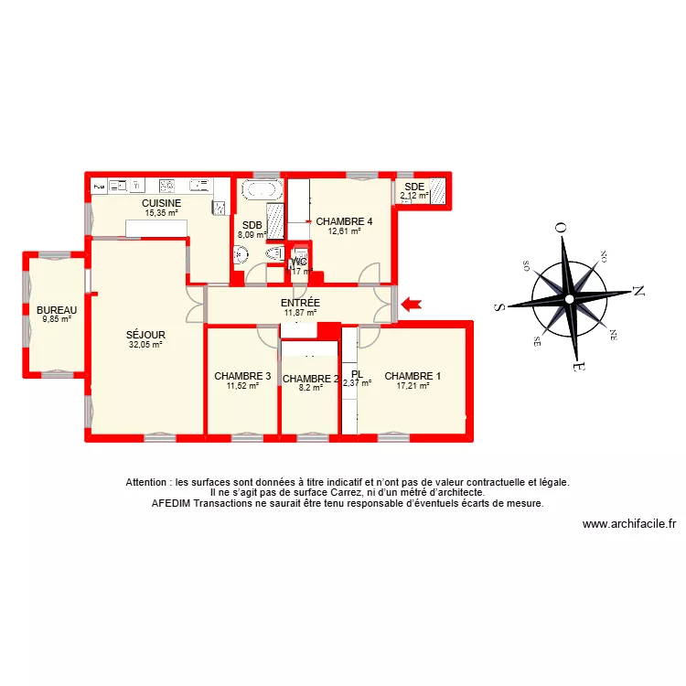 BI26793-22. Plan de 18  et 164 m²