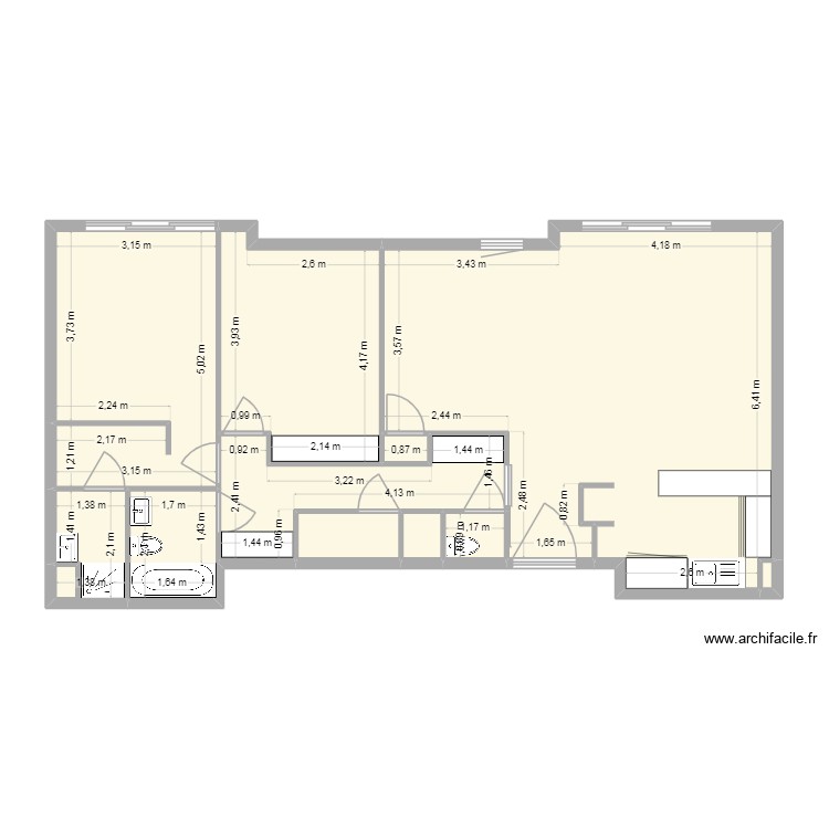 Projet Allain. Plan de 0 pièce et 0 m2 Projet Allain. Plan de 0 pièce et 0 m2