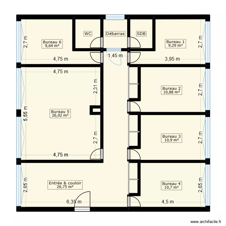 plan bis bis. Plan de 
