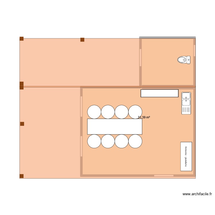 Cabane de chasse 1. Plan de 0 pièce et 0 m2