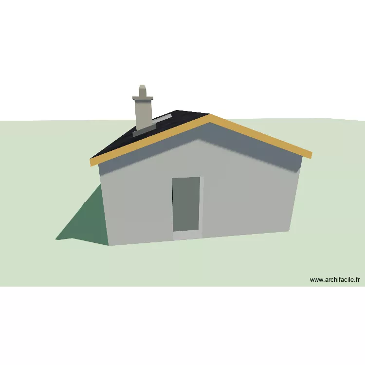 Maison Emilie - Deuxième jet. Plan de 1 Pièce et 38 m² Maison Emilie - Deuxième jet. Plan de 1 Pièce et 38 m²