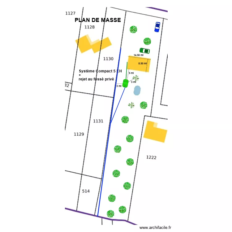 Seznec. Plan de Seznec. Plan de