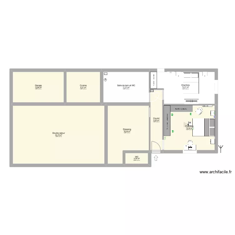 cotch amélioré. Plan de 9 pièces et 133 m² cotch amélioré. Plan de 9 pièces et 133 m²