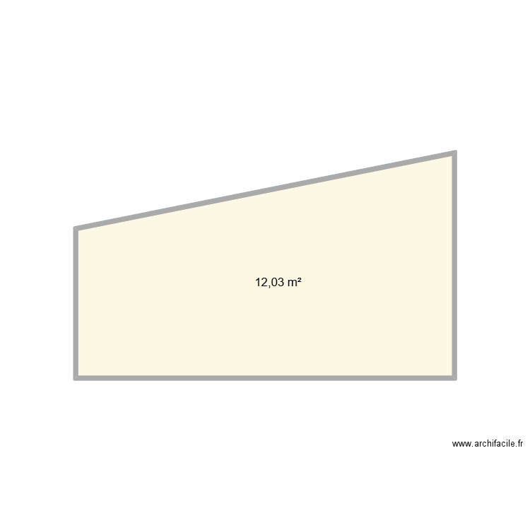 facade baraque 2. Plan de 1 pièce et 12 m2