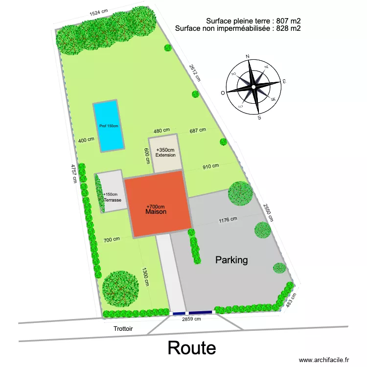 Plan de masse maison extension. Plan de Plan de masse maison extension. Plan de