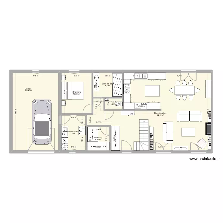 cambremer 4. Plan de 7  et 120 m²