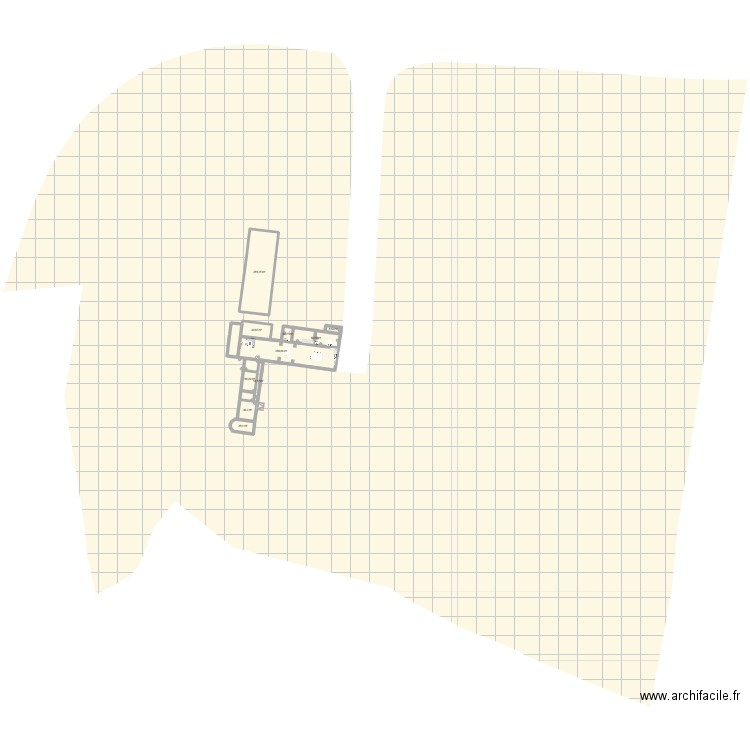 plan cadastre. Plan de 10 pièces et 831 m2