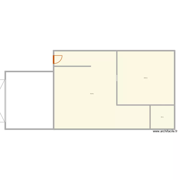 maison. Plan de 3  et 325 m²