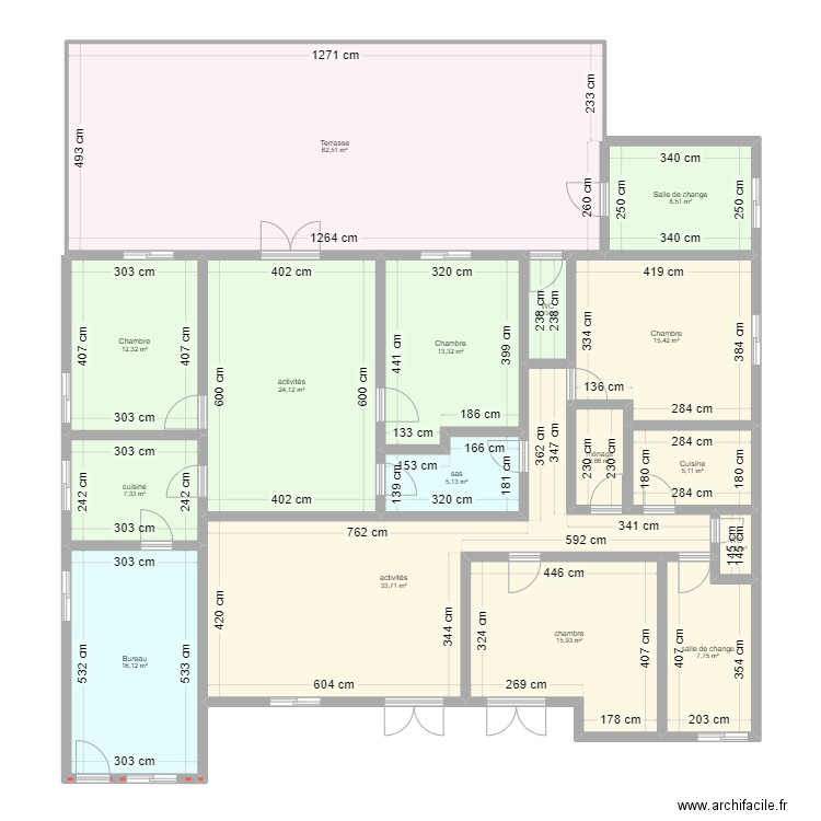 saline  1 et 2 bis. Plan de 0 pièce et 0 m2