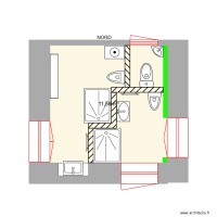 2 Salles de bain + WC