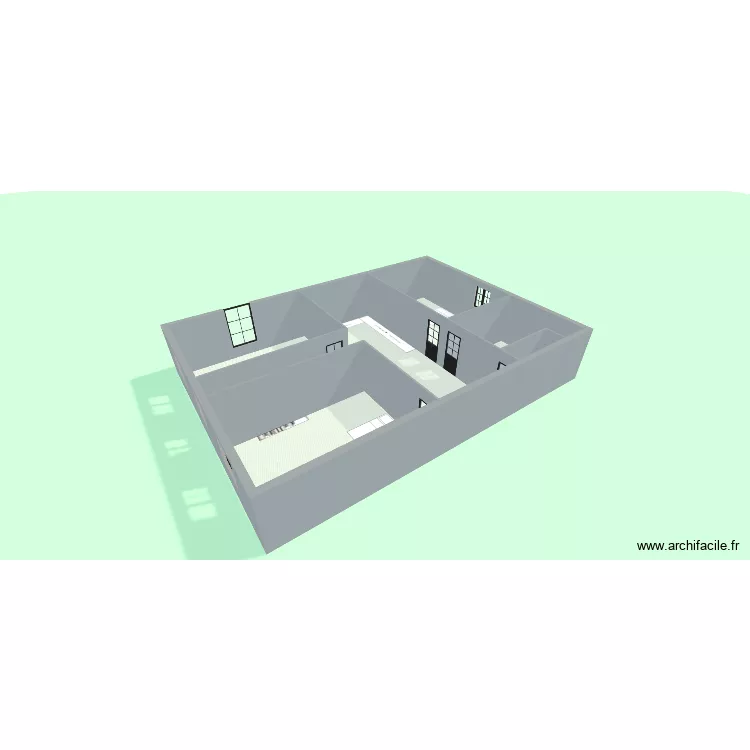 &eacute;tage ?. Plan de 6  et 136 m²