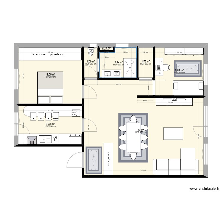 Appartement Celin . Plan de 0 pièce et 0 m2