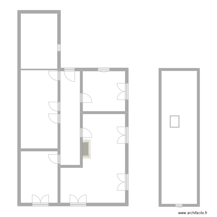 reel cytes. Plan de 7 pièces et 145 m2