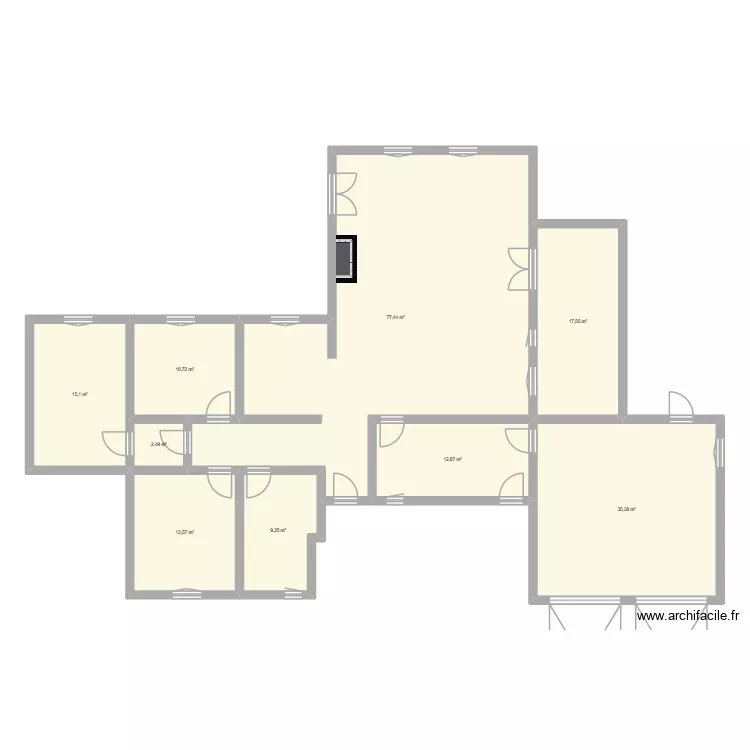 Maison PESSINES. Plan de 9 et 194 m² Maison PESSINES. Plan de 9 et 194 m²