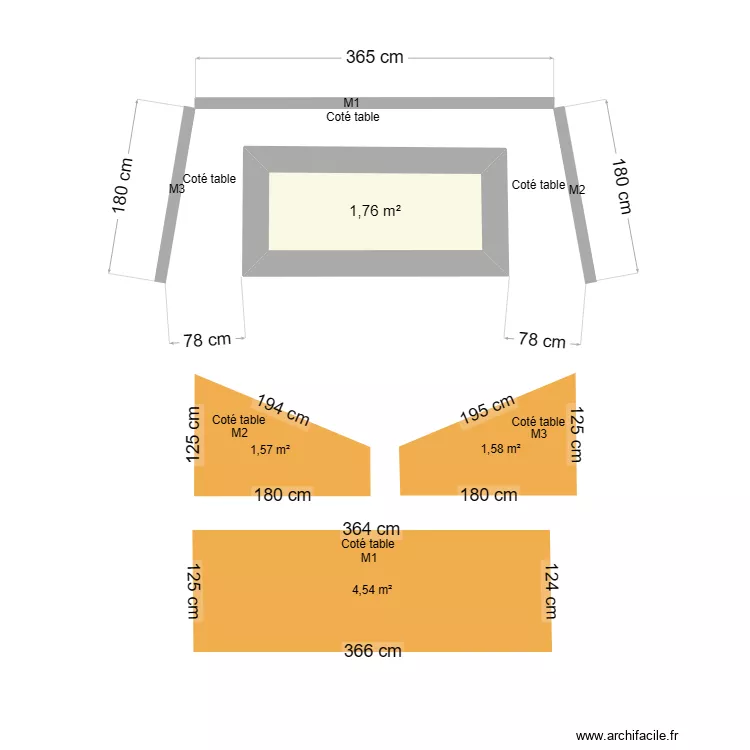 colombarium. Plan de 