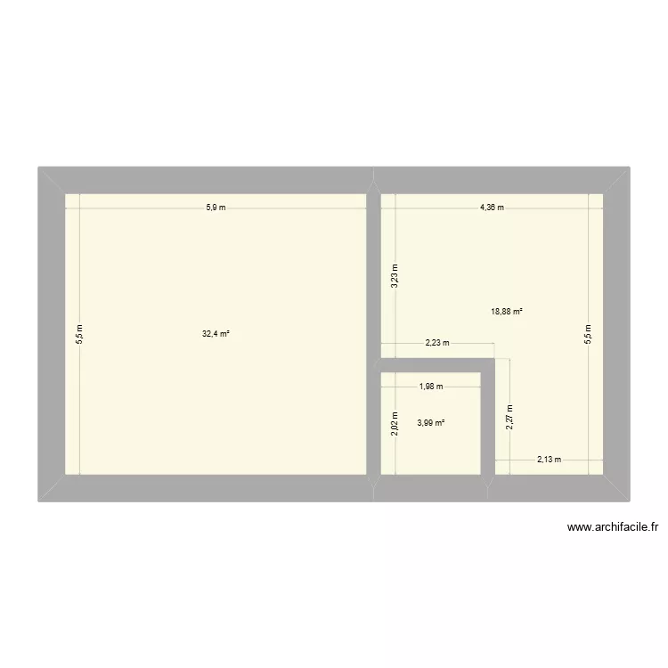 plan maison initial. Plan de plan maison initial. Plan de