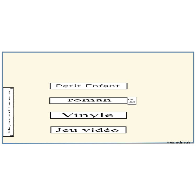 carefour . Plan de 0 pièce et 0 m2