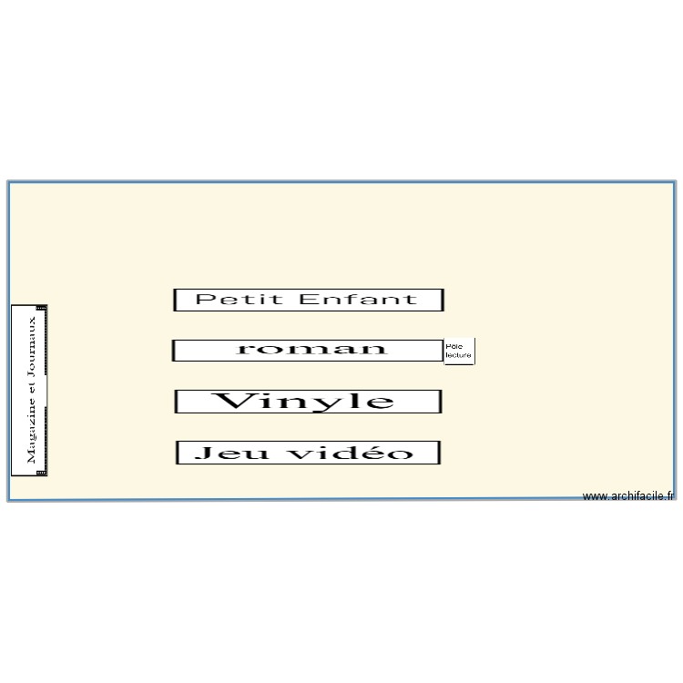 carefour . Plan de 1 pièce et -898 m2