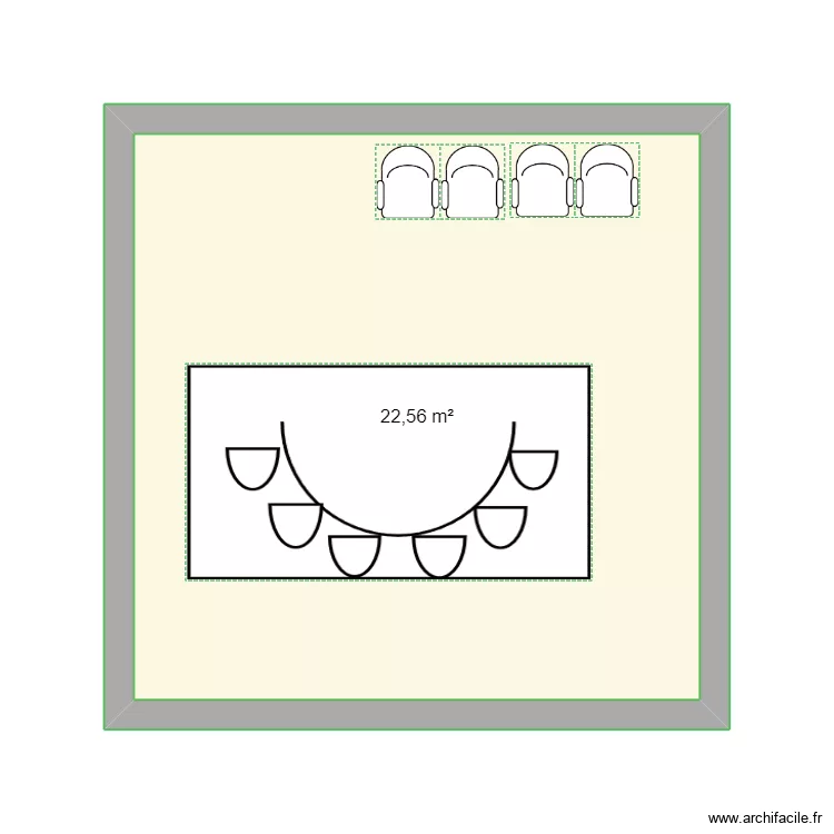 local garderie. Plan de 