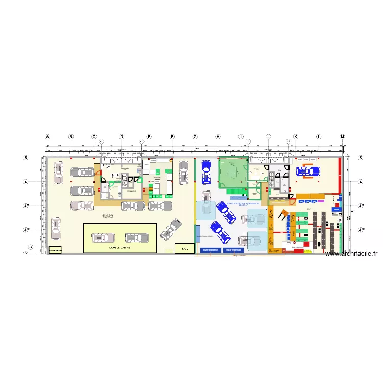 RDC MANOUKIAN _ vue agencement _TO BE RDC VD _ 20260624. Plan de 19 et 1138 m² RDC MANOUKIAN _ vue agencement _TO BE RDC VD _ 20260624. Plan de 19 et 1138 m²