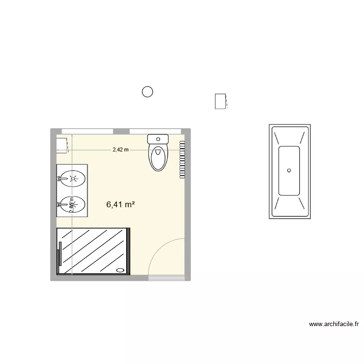 salle de bain projet1. Plan de salle de bain projet1. Plan de