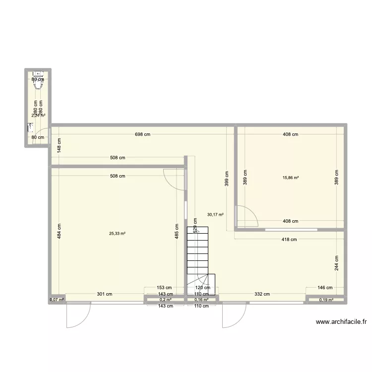 LOCAL OCAPIAT EXISTANT. Plan de LOCAL OCAPIAT EXISTANT. Plan de
