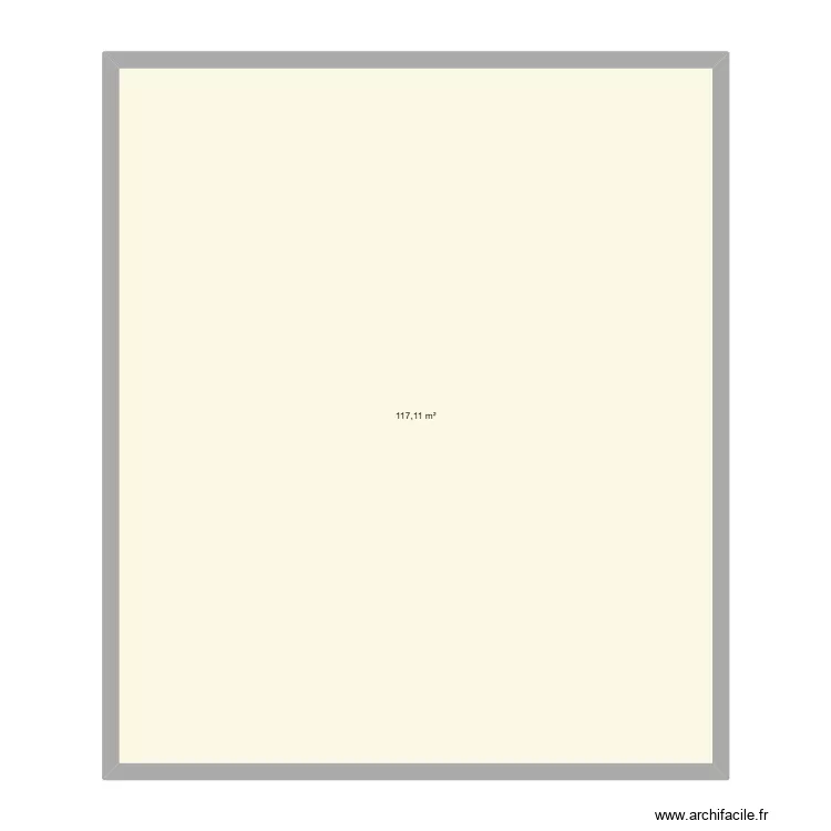 cabinet 117 m2 open space. Plan de 1  et 117 m²