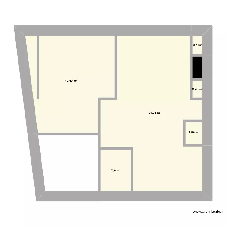Brotteaux. Plan de 7 et 57 m² Brotteaux. Plan de 7 et 57 m²