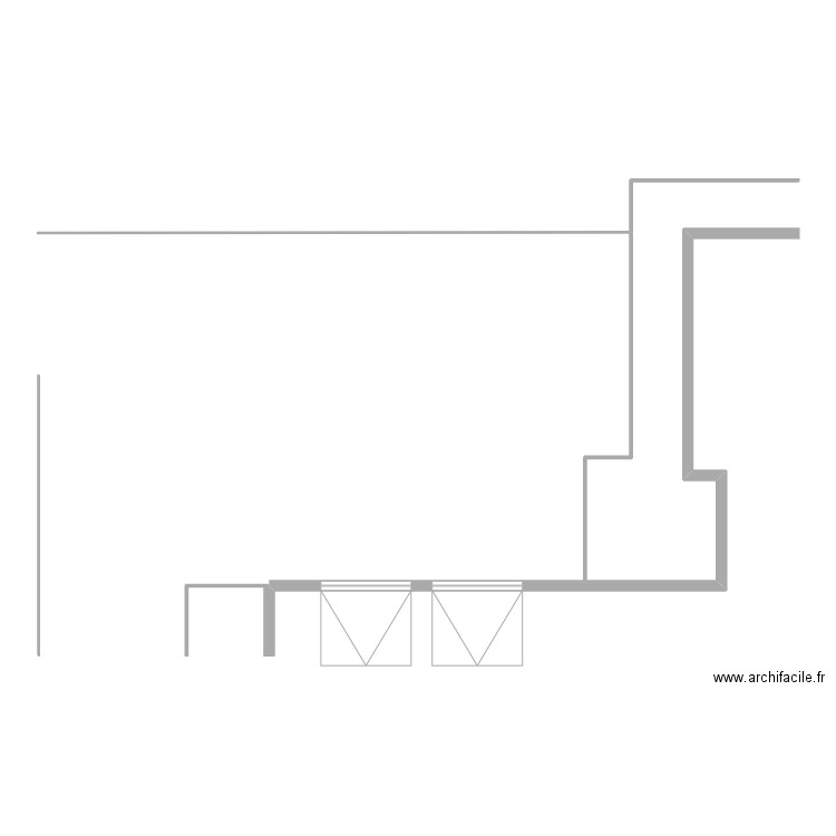 Cour garage. Plan de 0 pièce et 0 m2