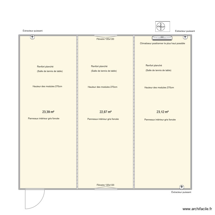 Tennis de table. Plan de 0 pièce et 0 m2