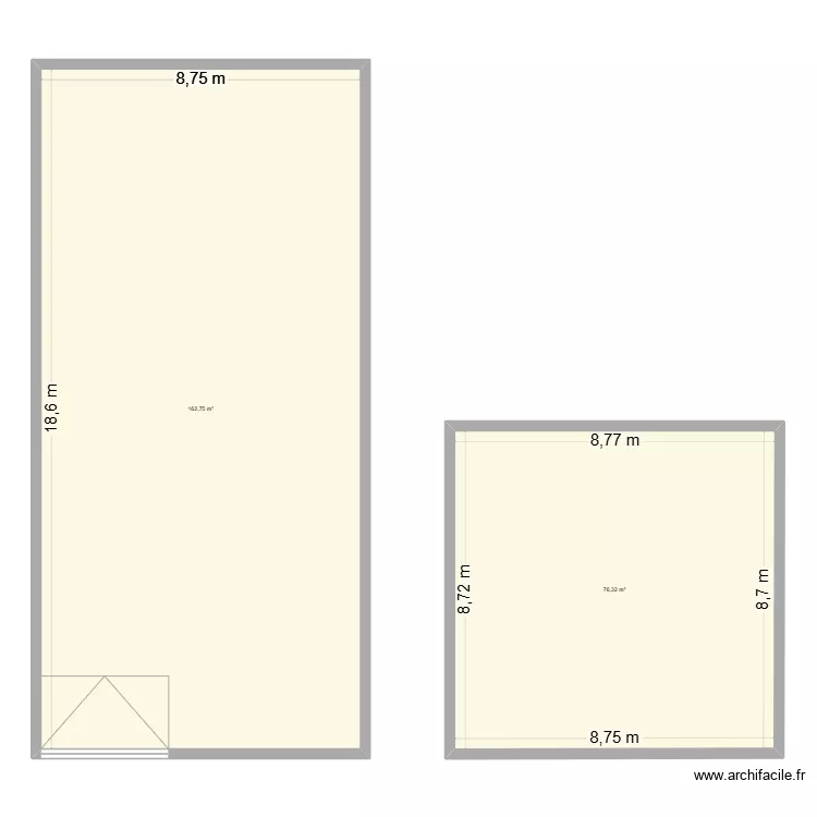 Local St Consorce 240m&sup2;. Plan de 
