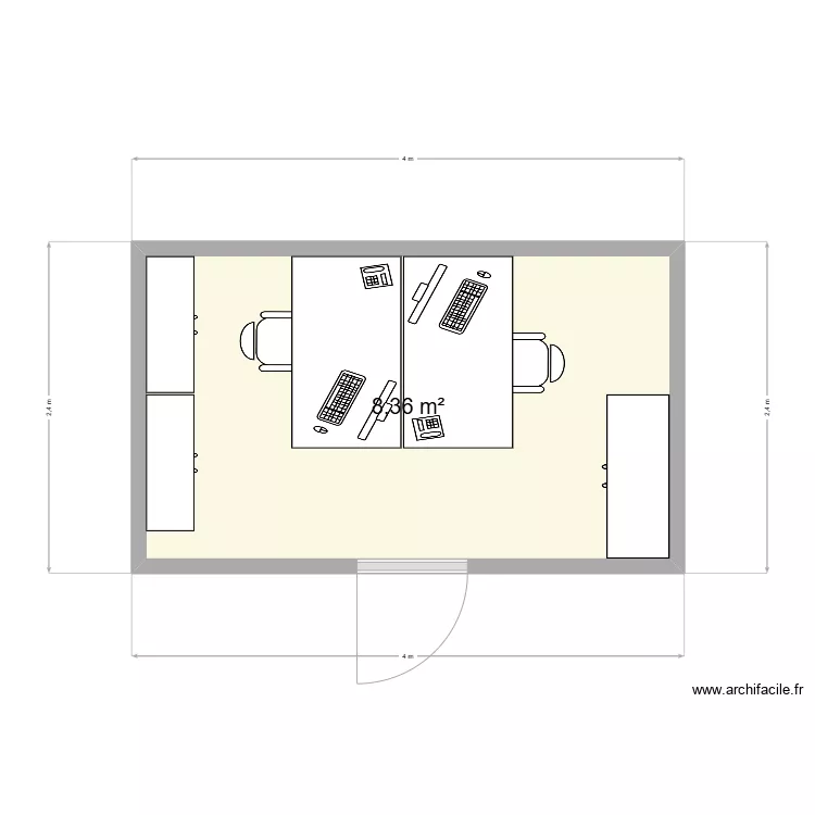 Algeco copack. Plan de 