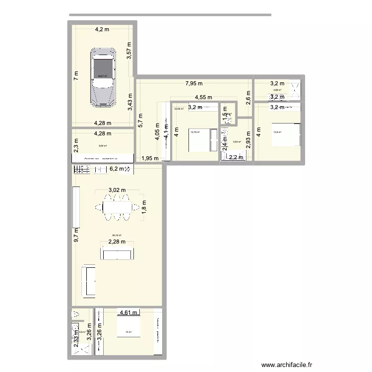 la palme 22 mars 2026 2. Plan de 11  et 180 m²