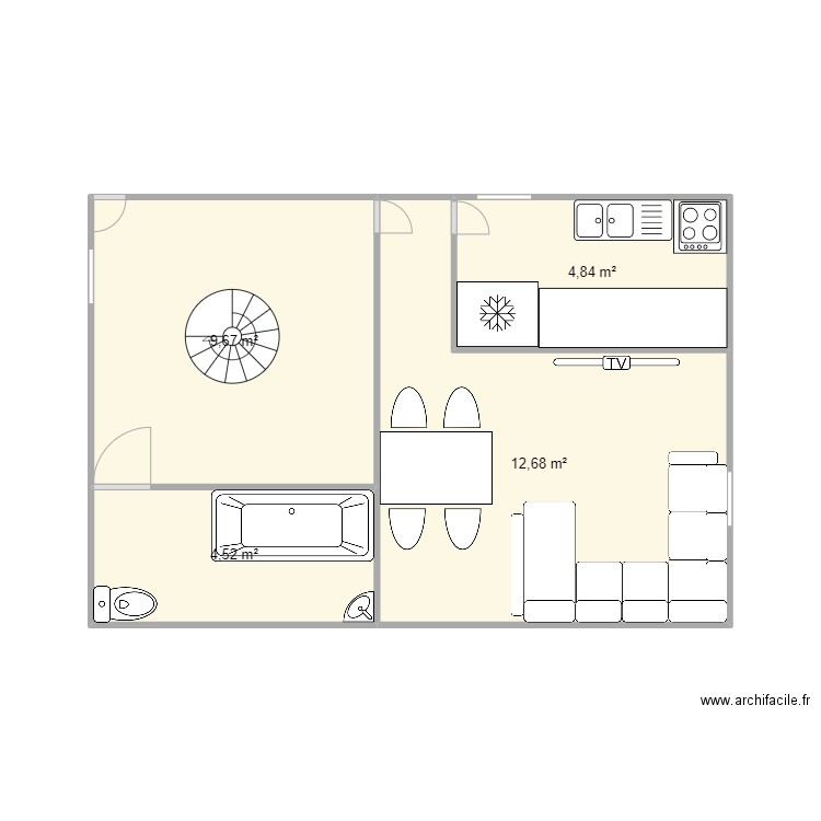 Nithya. Plan de 0 pièce et 0 m2