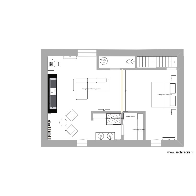 Suite. Plan de 0 pièce et 0 m2
