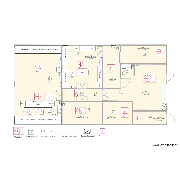 SOA Personnels espace 2. Plan de 0 pièce et 0 m2