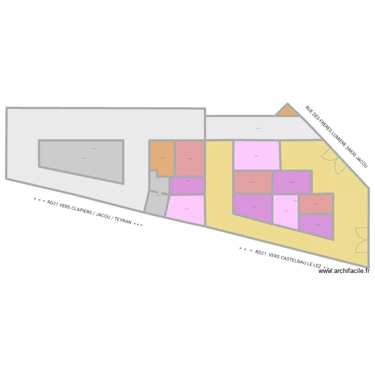 AK99 PLATEAU D'ACTIVITE 030124E. Plan de 