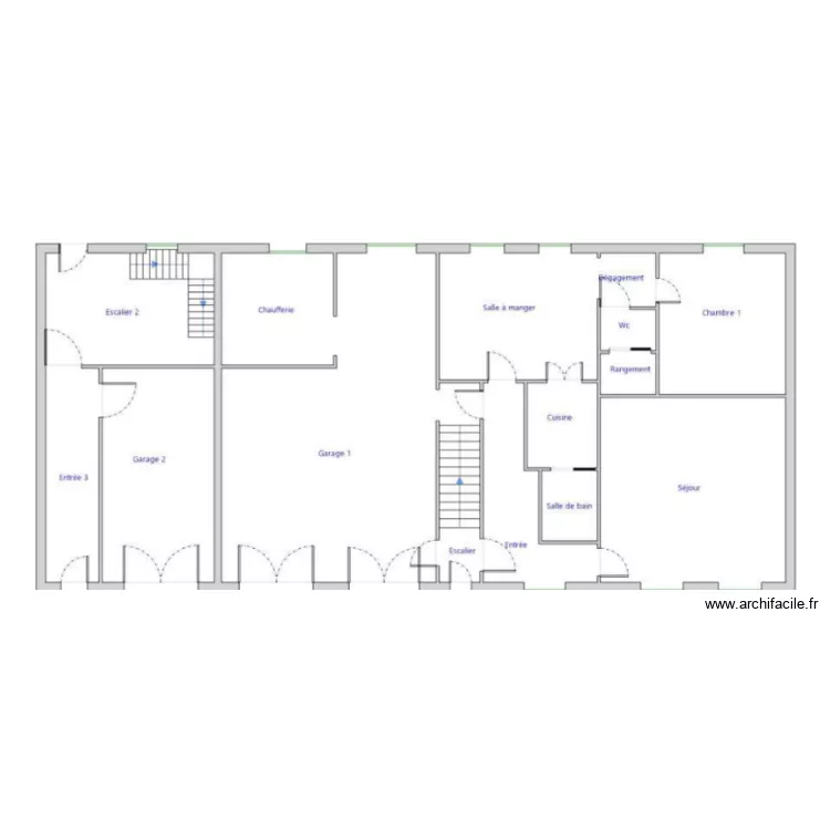 RDC actuel. Plan de RDC actuel. Plan de