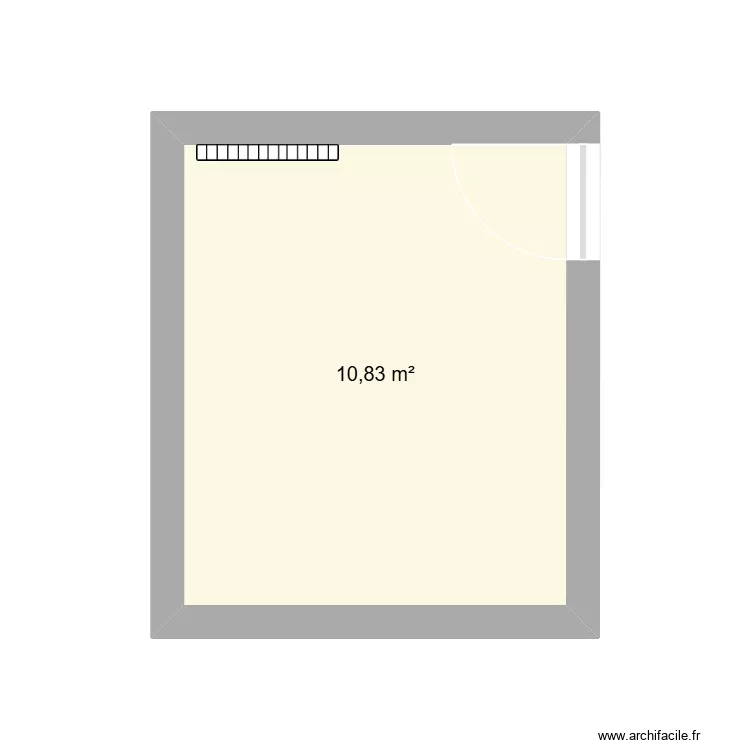 CUISINE. Plan de 1 pièce et 11 m²