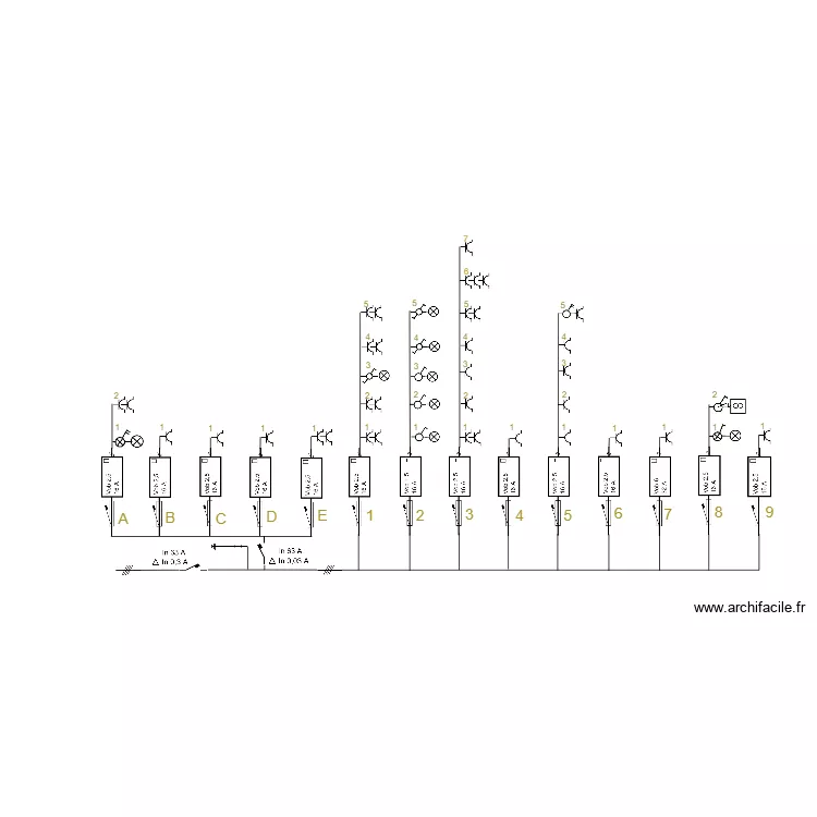 Sch&eacute;ma. Plan de 