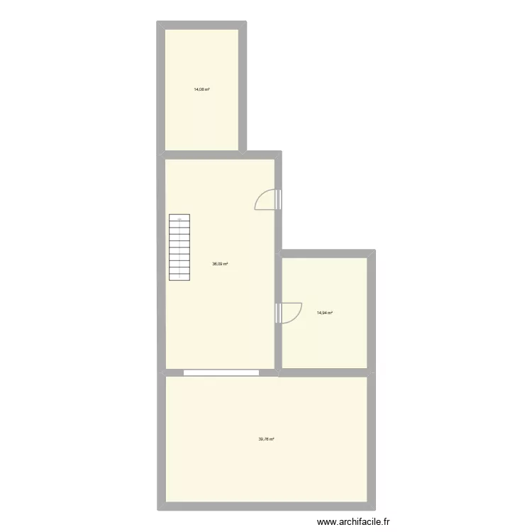 ostri 2. Plan de 4  et 105 m²