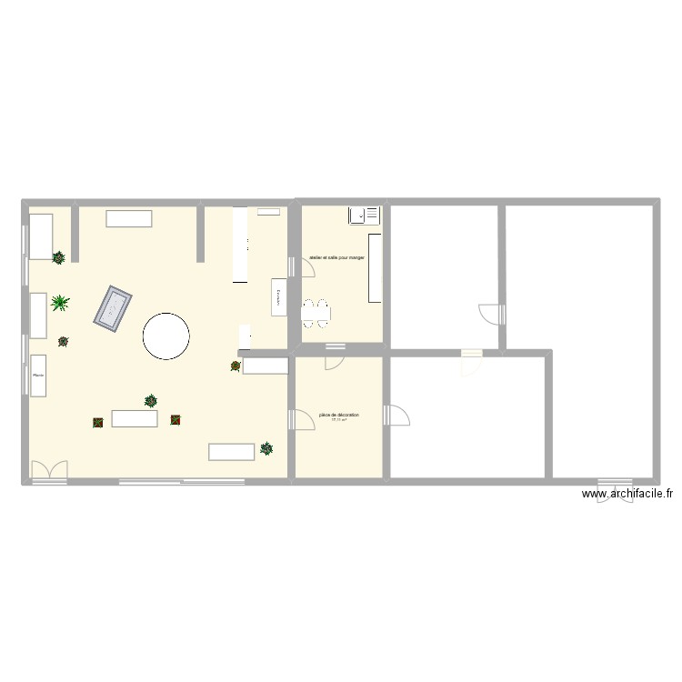 plan magasin. Plan de 0 pièce et 0 m2