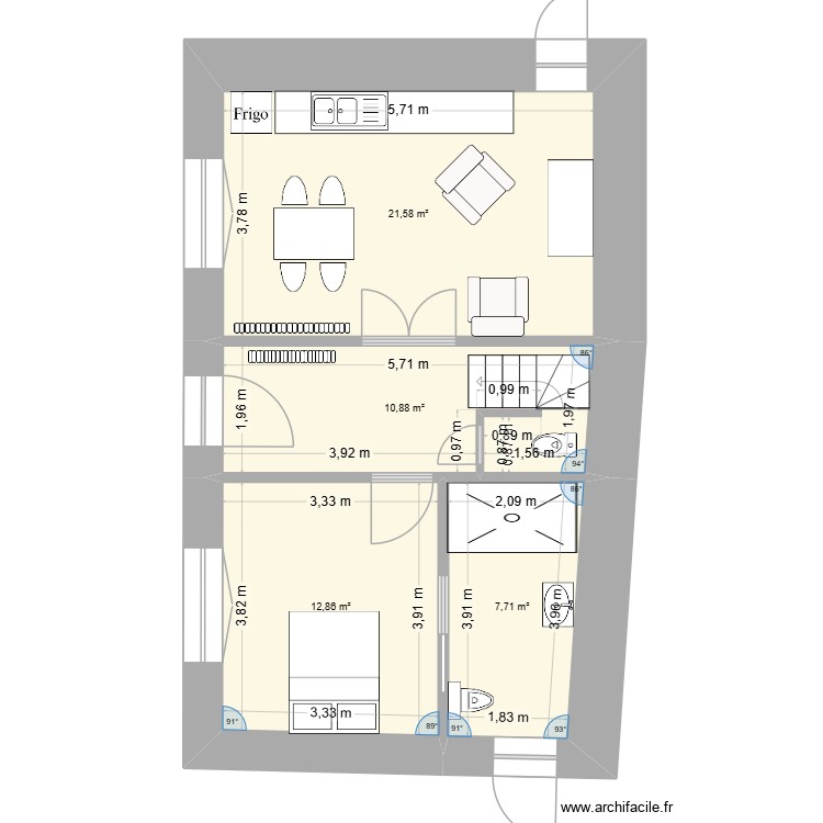 Joseph Projet 3. Plan de 0 pièce et 0 m2