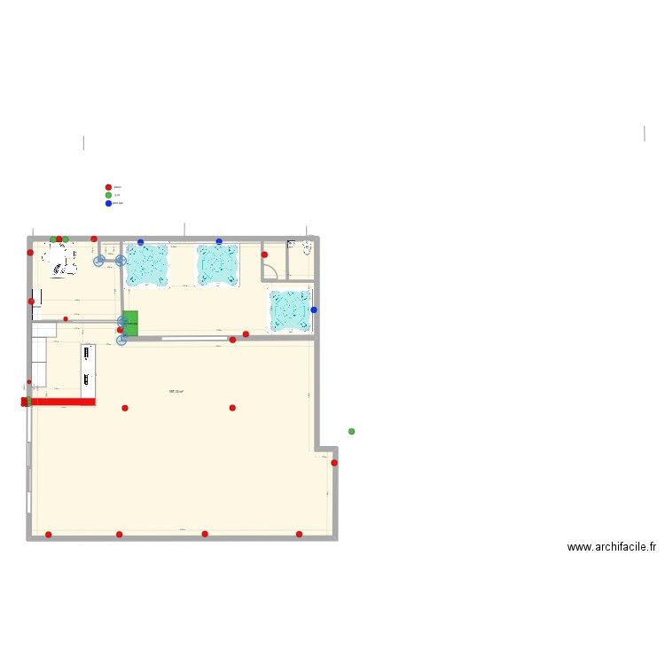 ibiza lempdes prise. Plan de 1 pièce et 197 m2