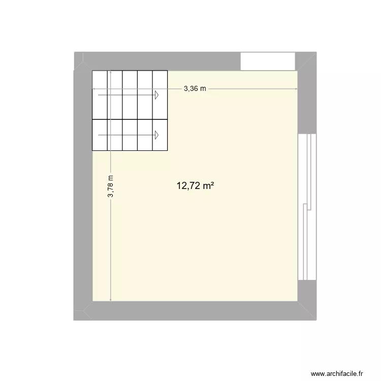 CUISINE. Plan de 1 et 13 m² CUISINE. Plan de 1 et 13 m²