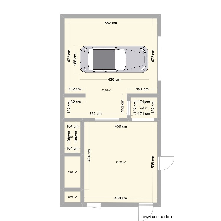 cour marcelle. Plan de 0 pièce et 0 m2
