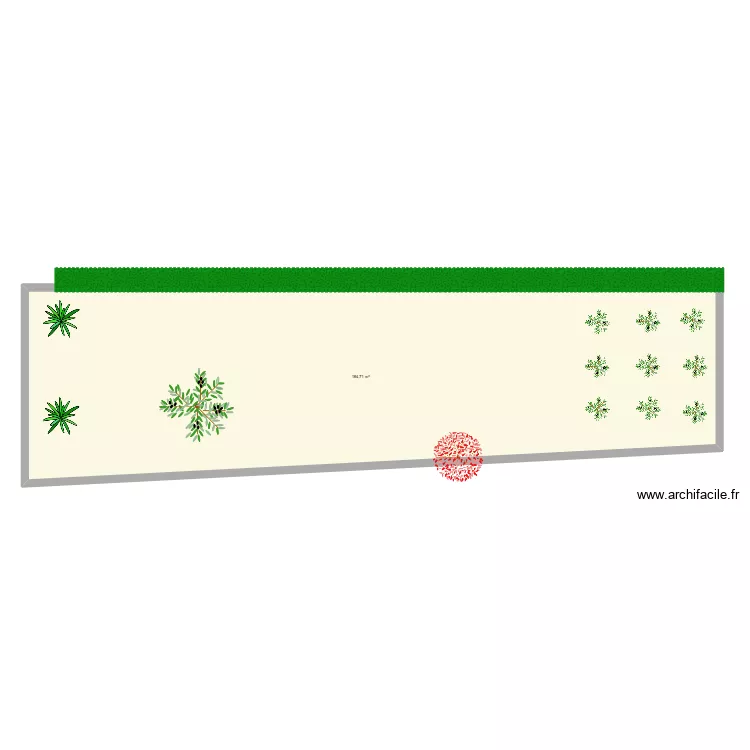Riventoza. Plan de 1  et 191 m²