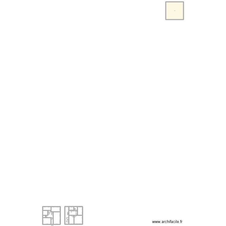 aziz ait oumourgh. Plan de 2 pièces et 128 m2